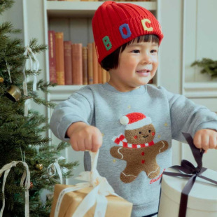 圣诞节中小童上衣加厚秋季 韩国童装 T恤ins款 儿童长袖 儿童 25秋冬季