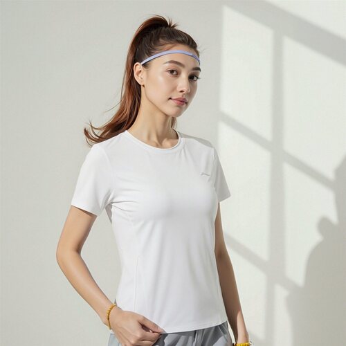 李宁女子防晒冰感短袖T恤衫