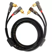 Лихорадка двойной локоть Красный и белый двойной лотос аудиокабель RCA Plumbom Blossom TV Drive CD CAR Audio Connection