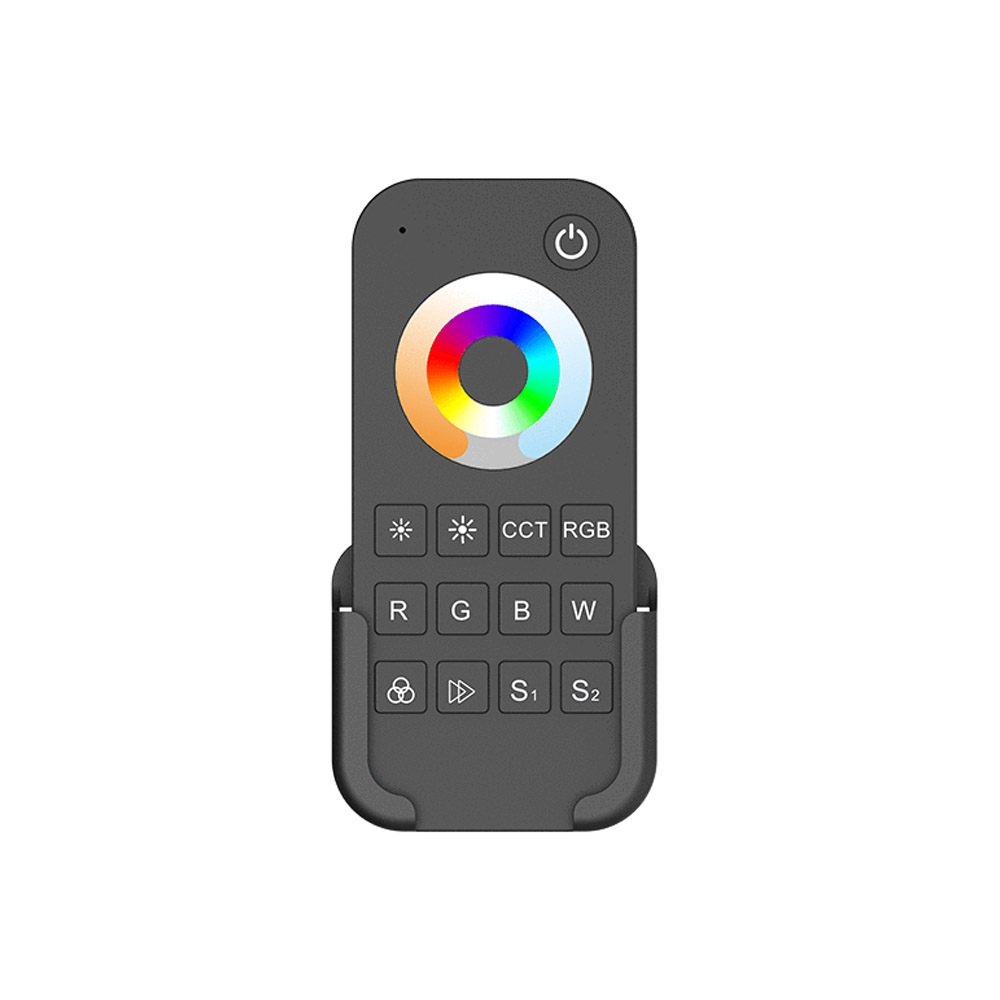 热卖RT5 R10 RGBCW无线遥控器RF2.4G RGBCCT颜色触摸4区域遥控器