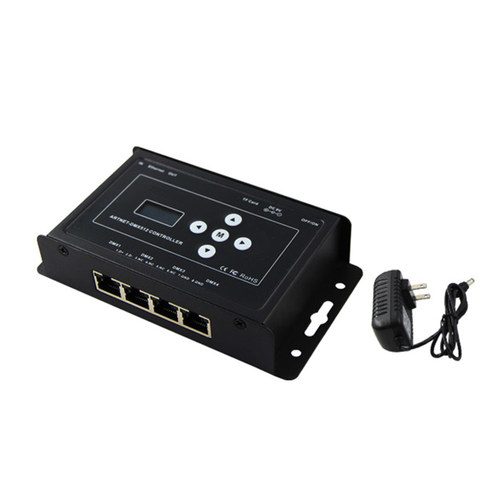 新品 ArtNet Madrix Luna接口盒子DMX512信号Ethernet-DMX控制盒