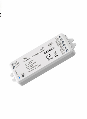 上新CB1 12-36VDC 2CH*5A Casambi+RF 2通道 PUSH DIM恒压控制器