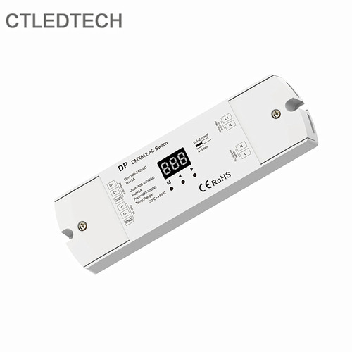 DMX512转AC开关非调光灯具卤素灯
