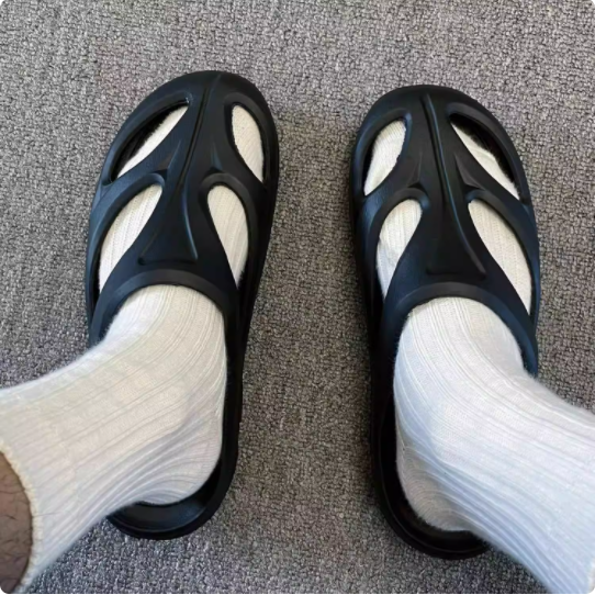 户外百搭休闲拖鞋轻软足弓拖鞋日常休闲防滑洞洞鞋沙滩鞋凉鞋