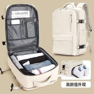 暗藏玄机的书包通勤女包可放电脑能藏东西书包初中女生混的人差旅