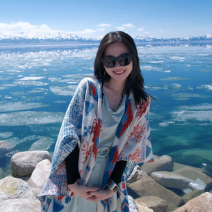 塞里木湖旅游开叉披肩女秋冬季加厚超大外套空调房御寒披风男毛毯