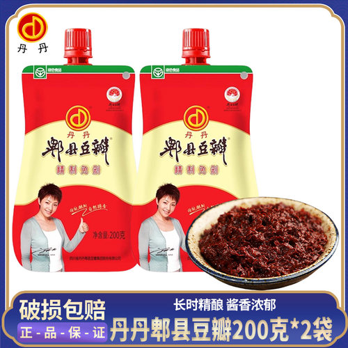 丹丹郫县豆瓣挤挤袋装200g*2袋