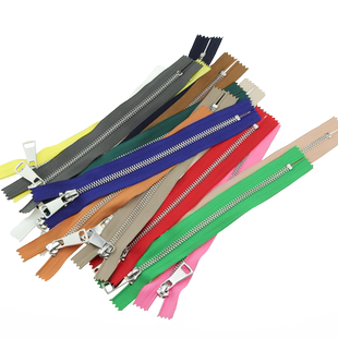 5号金属铜拉链裤子门襟包包衣服口袋拉链20cm短毛衣男拉锁头配件