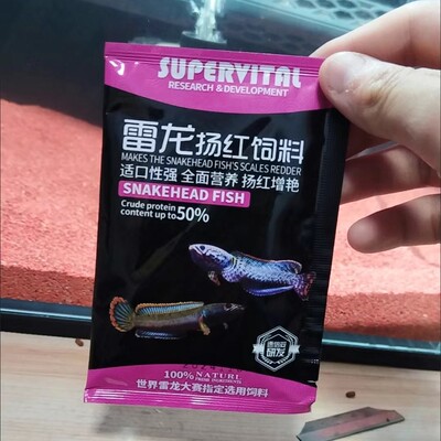 速倍妥雷龙鱼饲料黄金眼镜蛇彩虹雷龙鱼食料阿萨姆巴卡蓝宝石专用