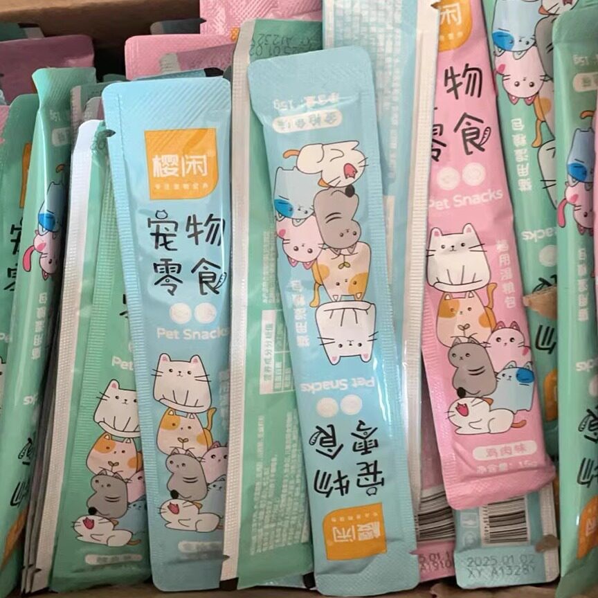 樱闲宠物小猫咪零食猫条营养膏猫粮鱼干鲔鱼鲑鱼幼猫罐头成猫