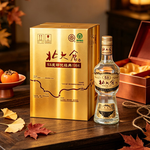 北大仓部优酱香白酒53度4瓶装