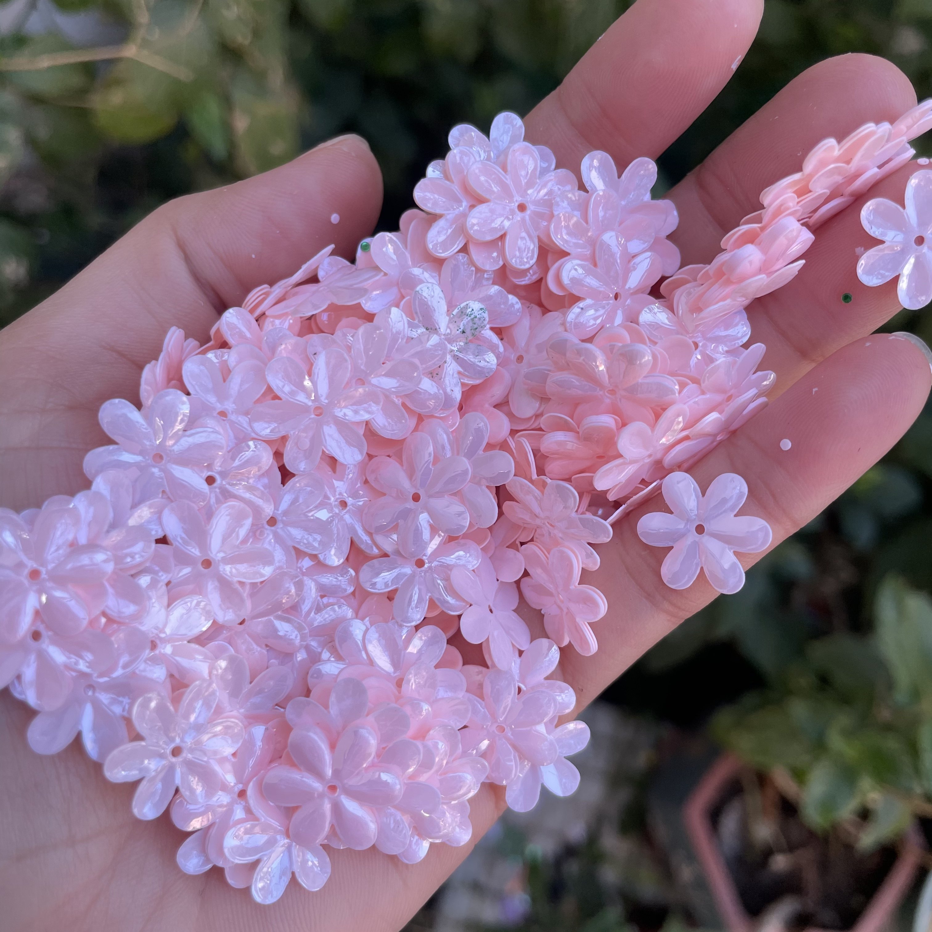 14mm油光粉红色梅花亮片 DIY手工亮片 六叶梅花珠片 服装辅料,饰品/流行首饰/时尚饰品新,其他DIY饰品配件,淘宝优惠券,粉丝福利购,淘宝优惠卷