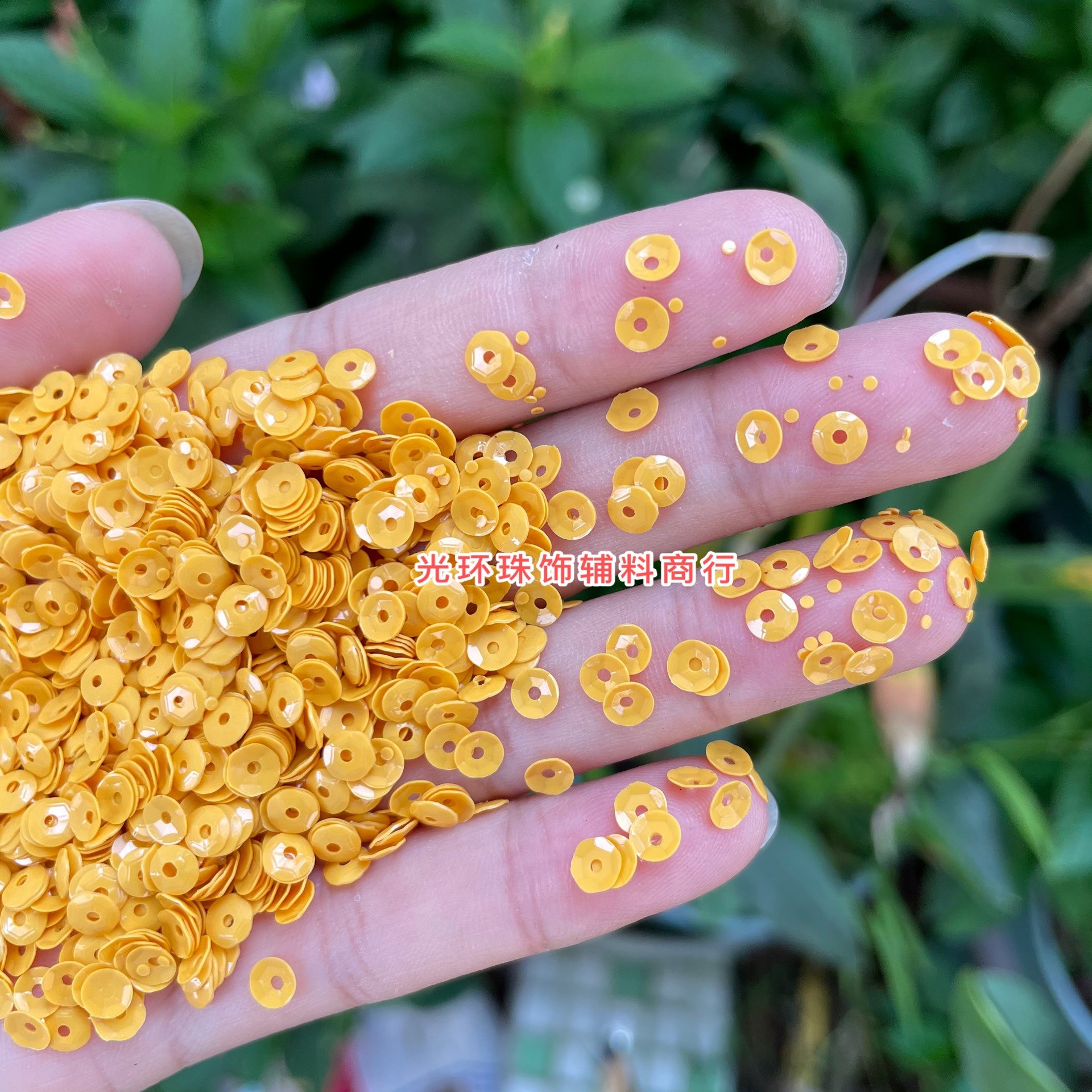 手工饰品3mm-12mm圆形姜黄色凹凸亮片平片DIY材料包服装辅料配件,饰品/流行首饰/时尚饰品新,其他DIY饰品配件,淘宝优惠券,粉丝福利购,淘宝优惠卷