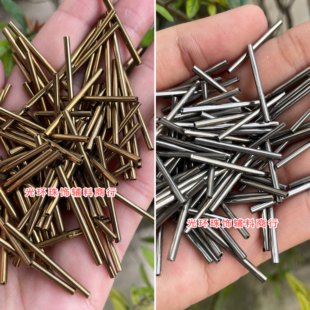 25mm30mm铁灰色咖啡色玻璃长管珠流苏管子DIY饰品手工材料珠管