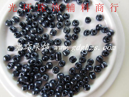 diy深灰色辅料珠子
