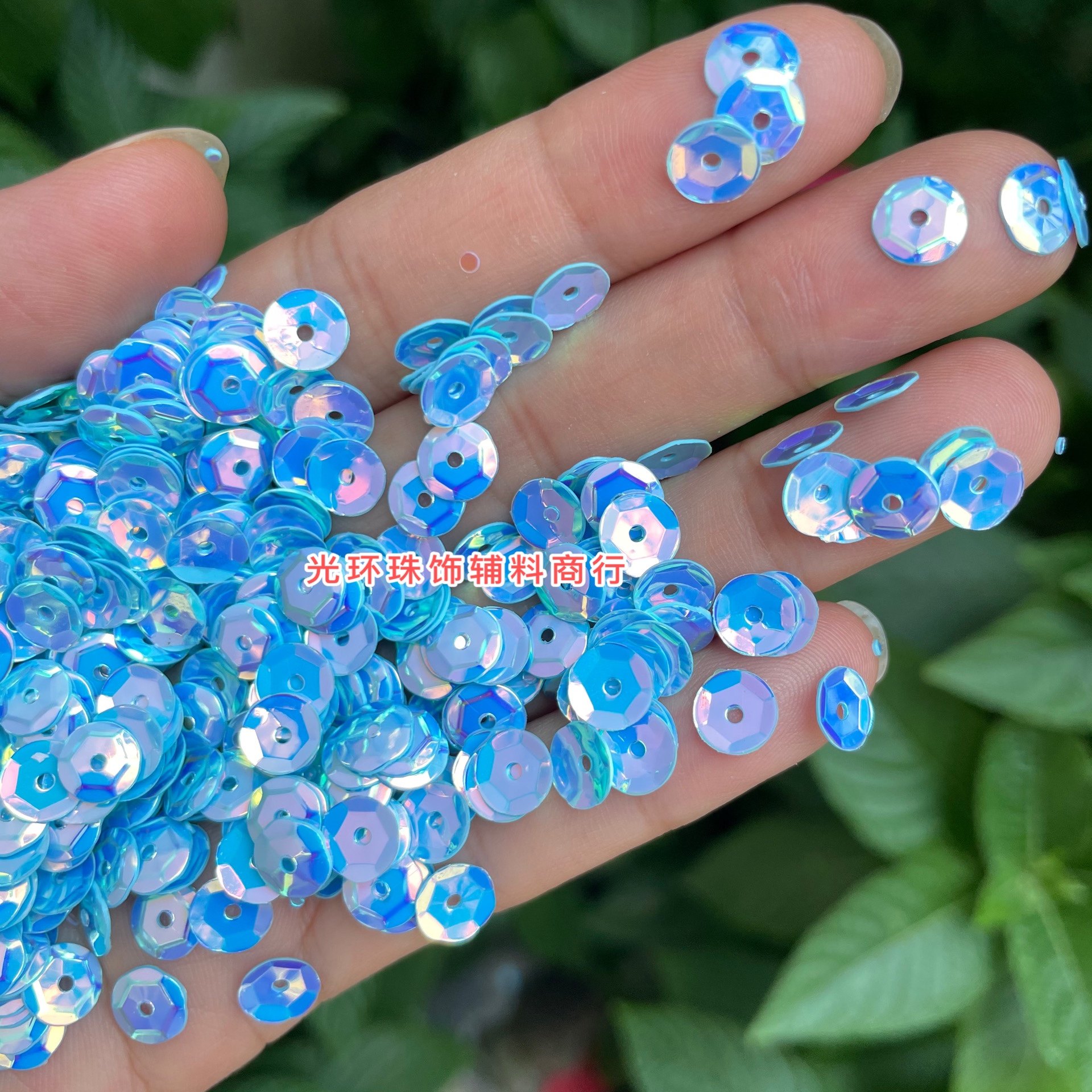 进口亮片3-12mm圆形凹凸幻彩蓝色亮片手工饰品不褪色珠片DIY材料,饰品/流行首饰/时尚饰品新,其他DIY饰品配件,淘宝优惠券,粉丝福利购,淘宝优惠卷