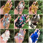 水滴亮片DIY材料包 DIY吊片 手工饰品珠片 拉丁舞服亮片球棒亮片