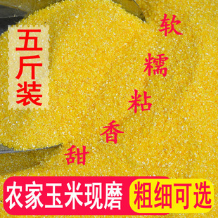 新貨2024年 河南玉米糝 農(nóng)家碎玉米粒小碴子雜糧現(xiàn)磨 玉米渣5斤裝