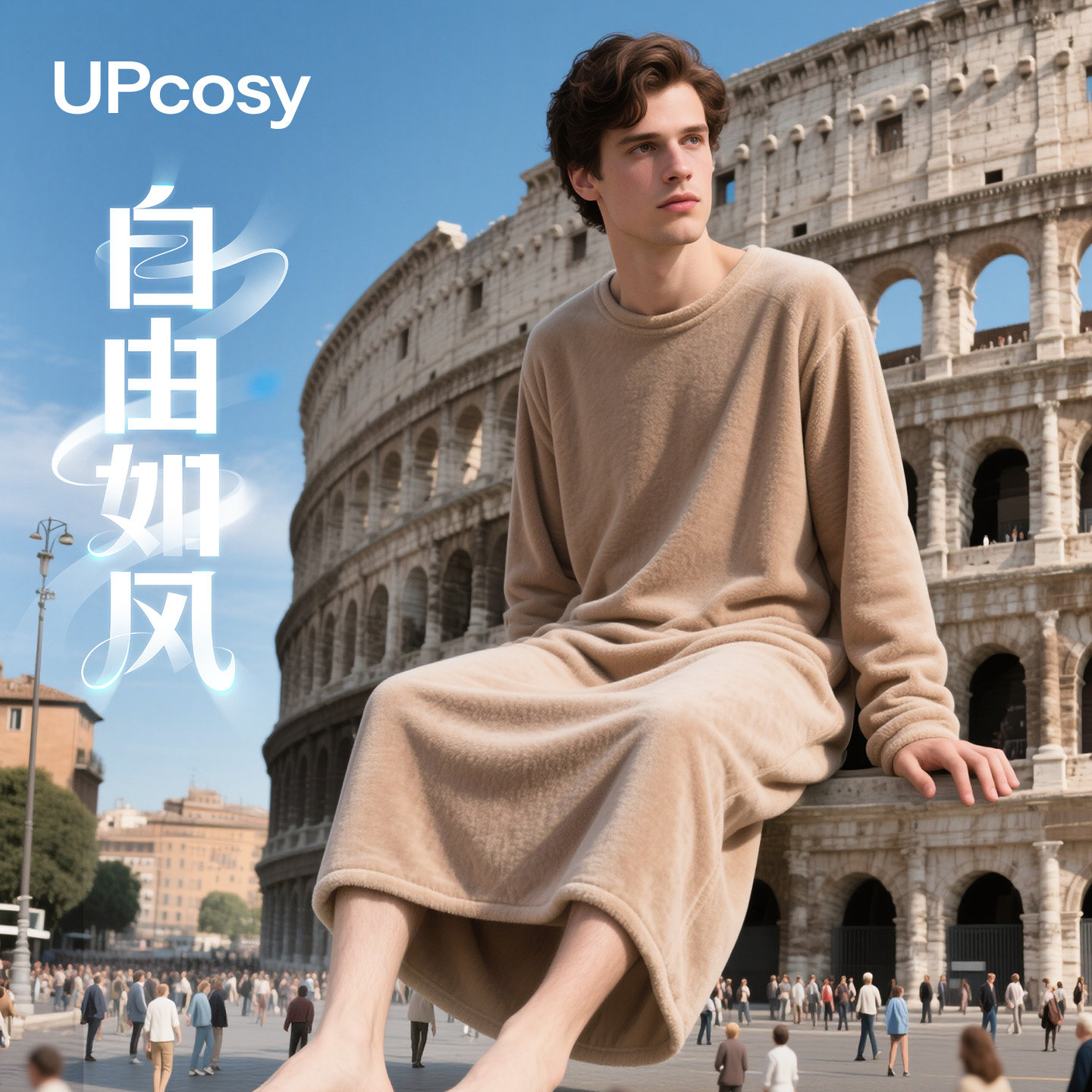 睡裙男士2025新款半边绒秋冬加厚保暖睡衣宽松大码家居服长袖睡袍