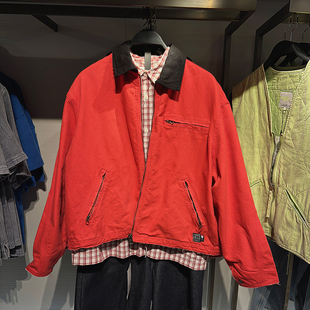 24秋季 夹克外套 新品 棉质宽松拉链翻领长袖 6987402 ZA男装 柜529