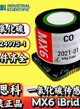 英思科MX6多气体检测仪原装配件一氧化碳传感器17124975-1