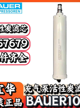 宝华BAUER100空气压缩机JUNIORII充气泵原装配件活性炭滤芯057679