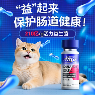 MAG猫咪专用布拉迪益生菌 英短蓝猫调理肠胃 改善软便腹泻益生菌