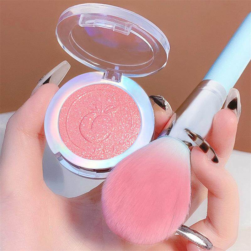 甜心微光腮红提亮持妆显色淡妆珠光带细闪蜜桃色胭脂学生平价彩妆,彩妆/香水/美妆工具,腮红/胭脂,淘宝优惠券,粉丝福利购,淘宝优惠卷