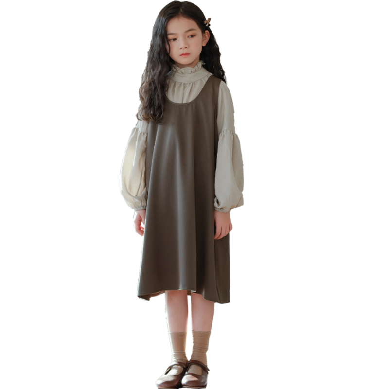 春秋长袖裙子女童套装裙