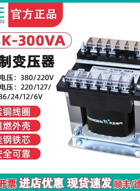 TENGEN天正 BK-300VA机床控制变压器 300W 380 220 110 36 24126V