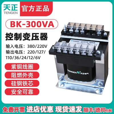 TENGEN天正 BK-300VA机床控制变压器 300W 380 220 110 36 24126V