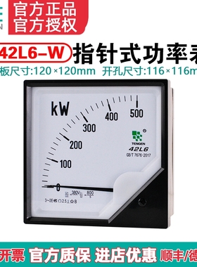 天正电气功率表仪表 42L6-W 指针式功率表250KW400KW600KW可定制