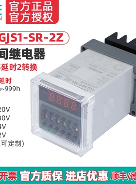 TENGEN天正 TGJS1-SR-2Z时间继电器DH48S-S-2Z双时间循环数显220V
