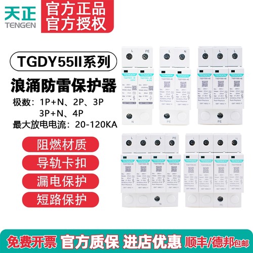 电涌保护器避雷器天正电气