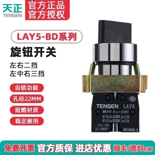BD25 BD21 BD33 BD53 NP2旋转按钮开关 TENGEN天正 旋钮开关 LAY5