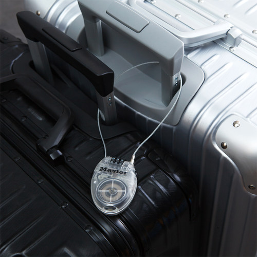 钢丝缆绳锁滑雪包锁玛斯特可伸缩