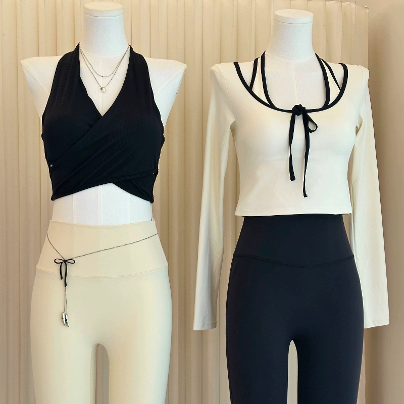 超好看的瑜伽服女2025新款绝美普拉提训练秋冬长袖专业运动健身服