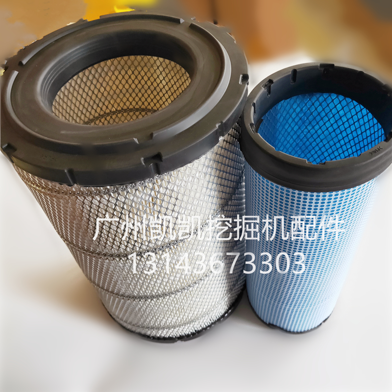 适配于日立ZX200-1/-2-3 神钢SK200-6/5E空气滤芯空滤挖掘机 配件