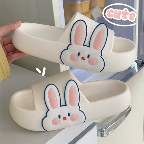 夏季eva防臭厚底可爱兔子凉拖