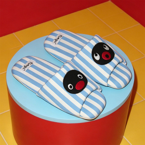 撞色情侣四季地板鞋正版pingu