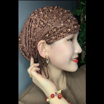 凯文尚品包头帽真丝时尚