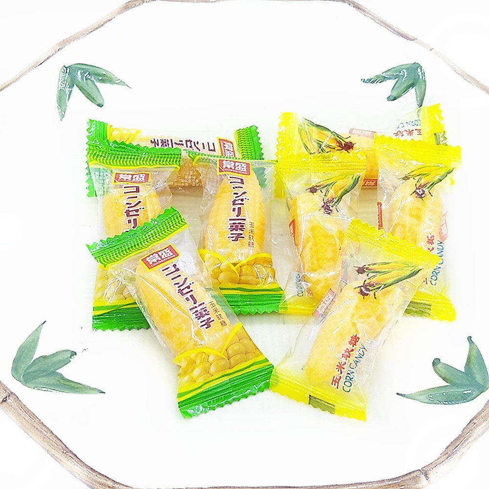 一斤包邮 常盛喜糖糖果系列软糖玉米软糖两款混搭500克 儿时味道