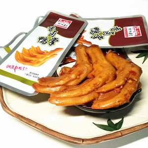 包邮特色零食百味村香卤鸭掌鸭爪