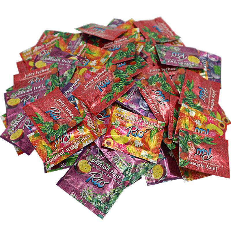 正宗Rio混合薄荷糖 散装喜糖婚庆结婚零食婚糖混装糖果商务商用招