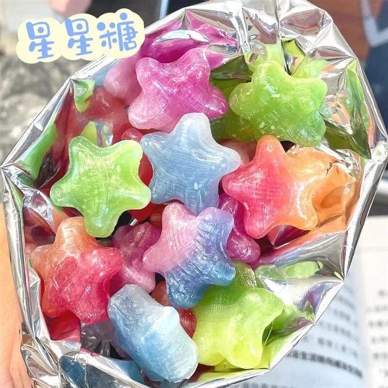 正宗日本进口零食原田治扇雀饴星星糖什锦水果糖苏打汽水味糖果喜