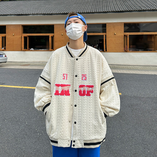 棒球服男款秋季美式飞行员夹克