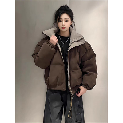 【全场五折】美式立领羽绒棉服男