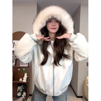 【全场五折】座山雕皮衣夹克棉服