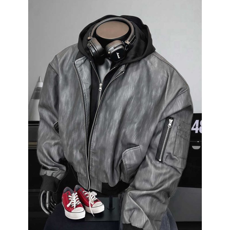 cleanfit美式飞行员短款夹克棉服