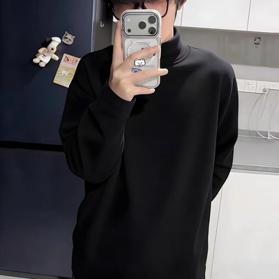 【全场五折】半高领德绒打底衫潮